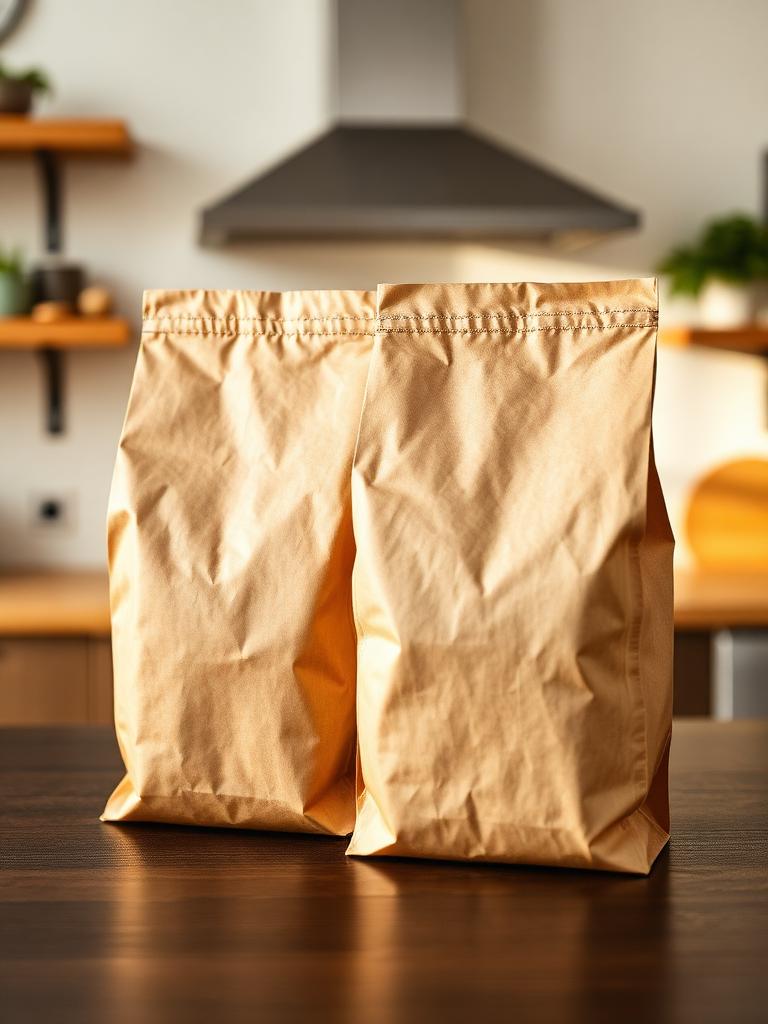 Bags of freshly roasted Remy Coffee