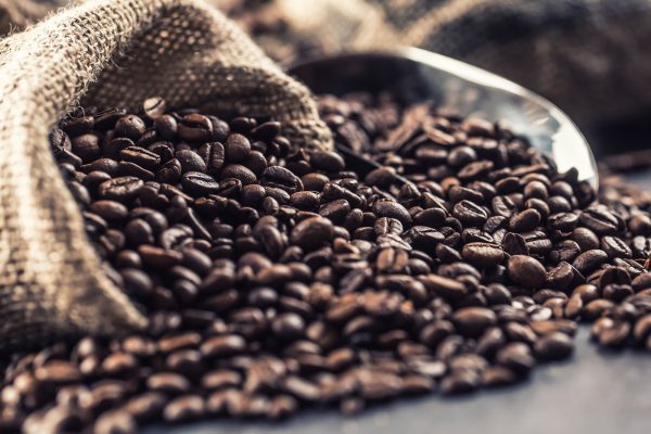 Wholesale coffee beans background